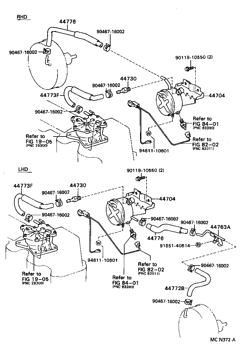 44704-12080 RESERVOIR SUB-ASSY, VACUUM product image