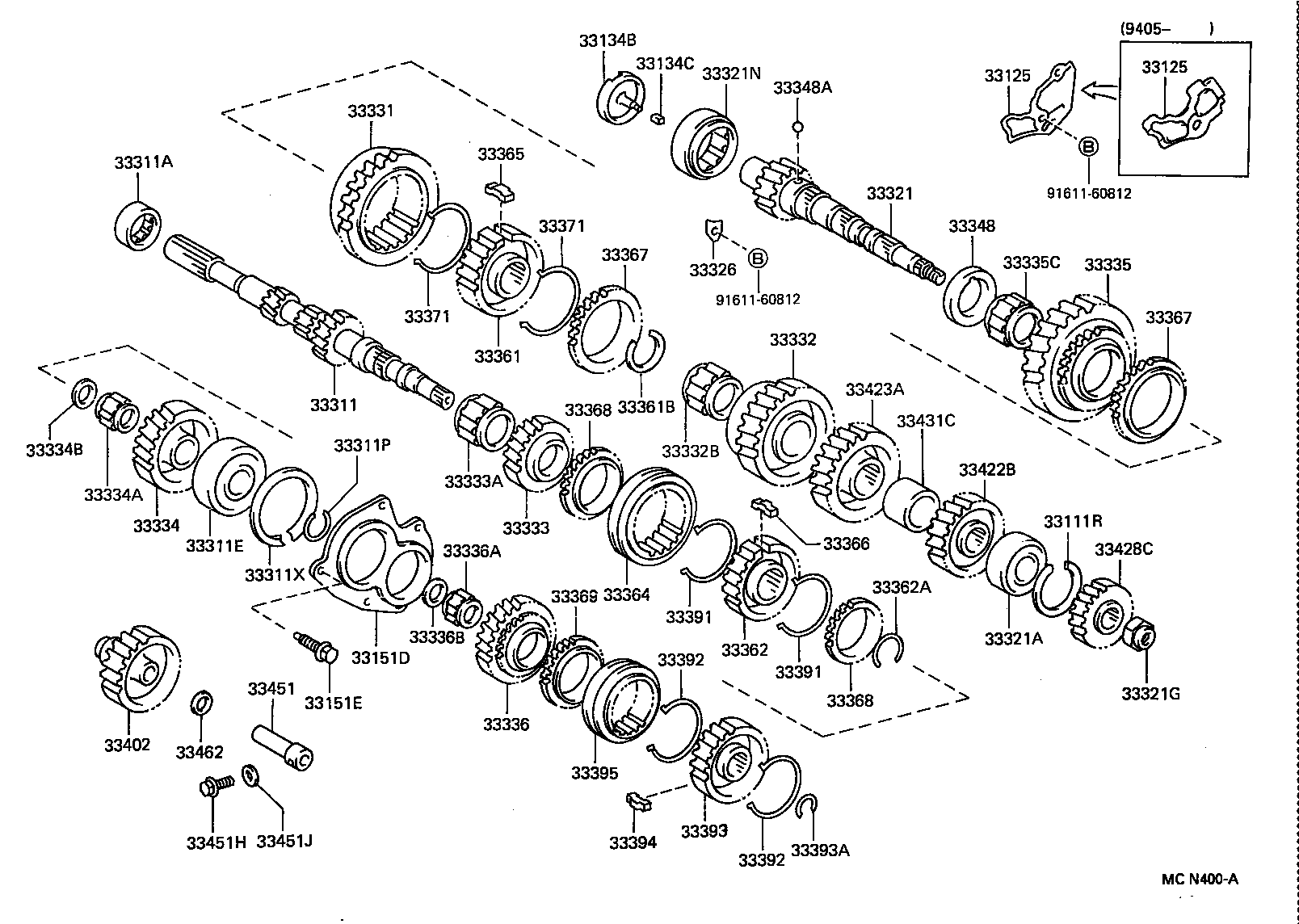 33332-12072 GEAR, 2ND product image