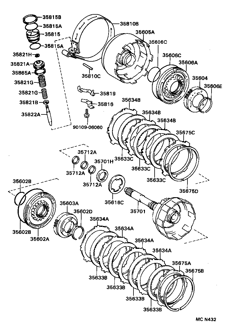 90374-30012 BEARING, THRUST NEEDLE ROLLER (FOR INPUT SHAFT) product image