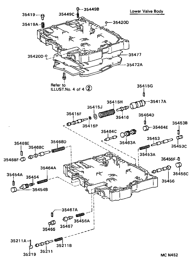 35432-20060 PLATE, VALVE BODY, NO.1 product image