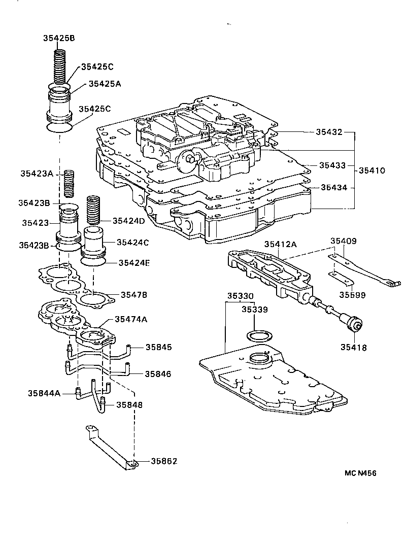 35432-20060 PLATE, VALVE BODY, NO.1 product image