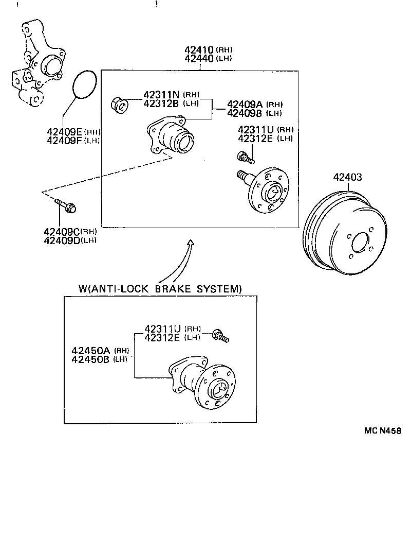 42301-12230 SHAFT, REAR AXLE, RH product image