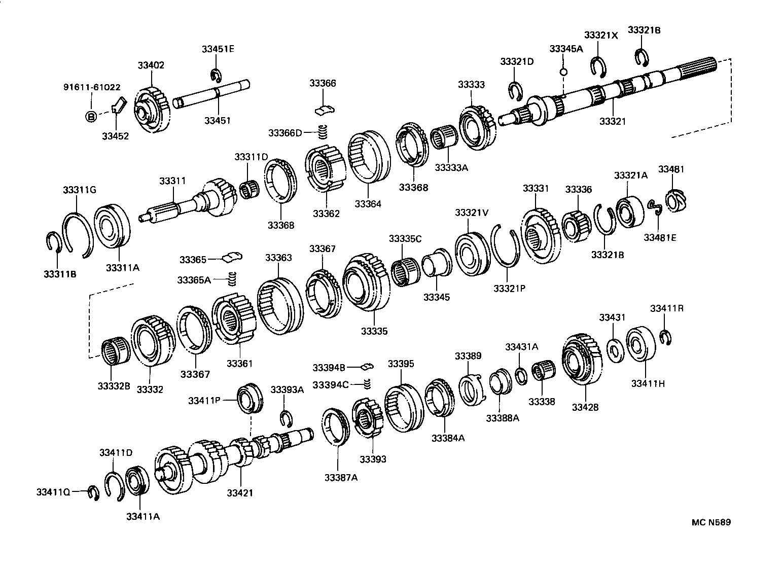 33176-35011 SEPARATOR, MANUAL TRANSMISSION OIL, NO.1 product image