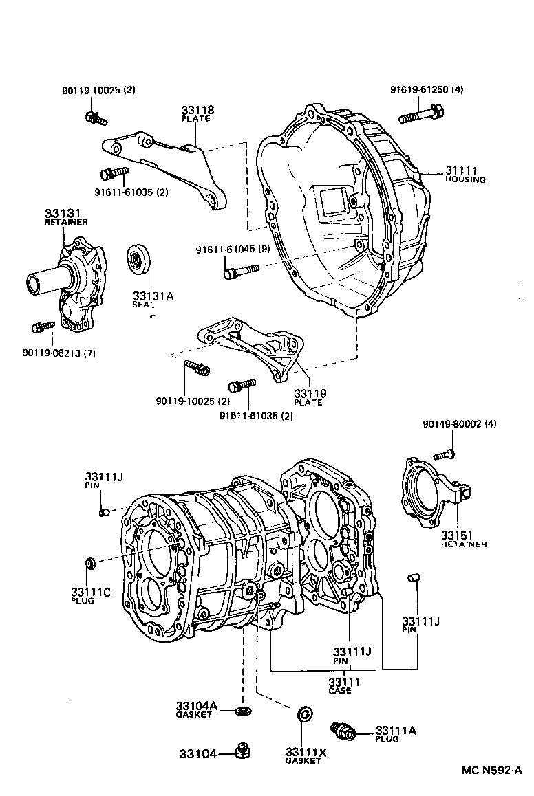 33118-60050 PLATE, STIFFENER, RH(MTM) product image