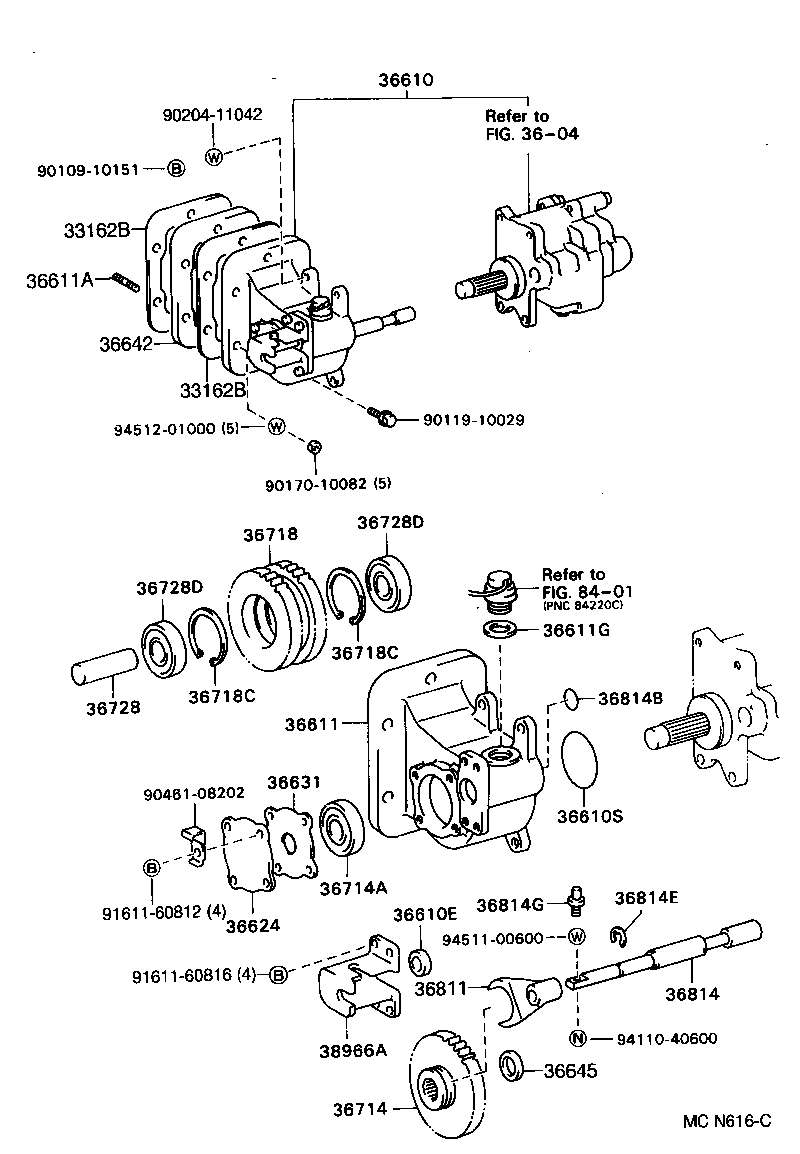 36711-93101 GEAR, POWER TAKE-OFF INPUT product image