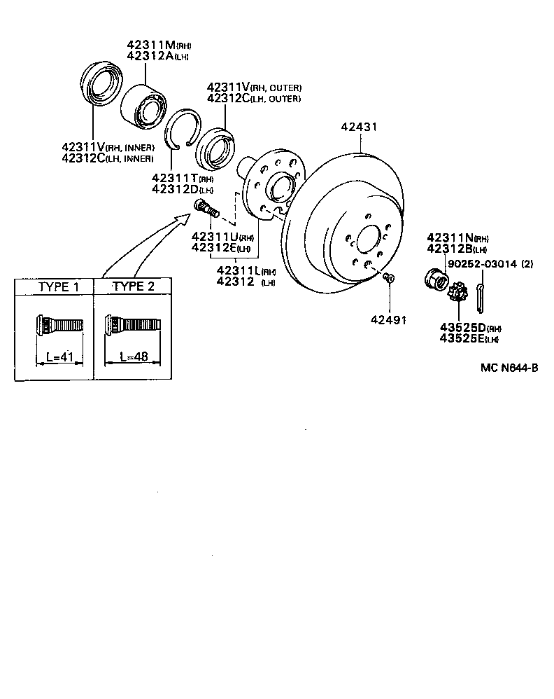 42340-32031 SHAFT ASSY, REAR DRIVE product image