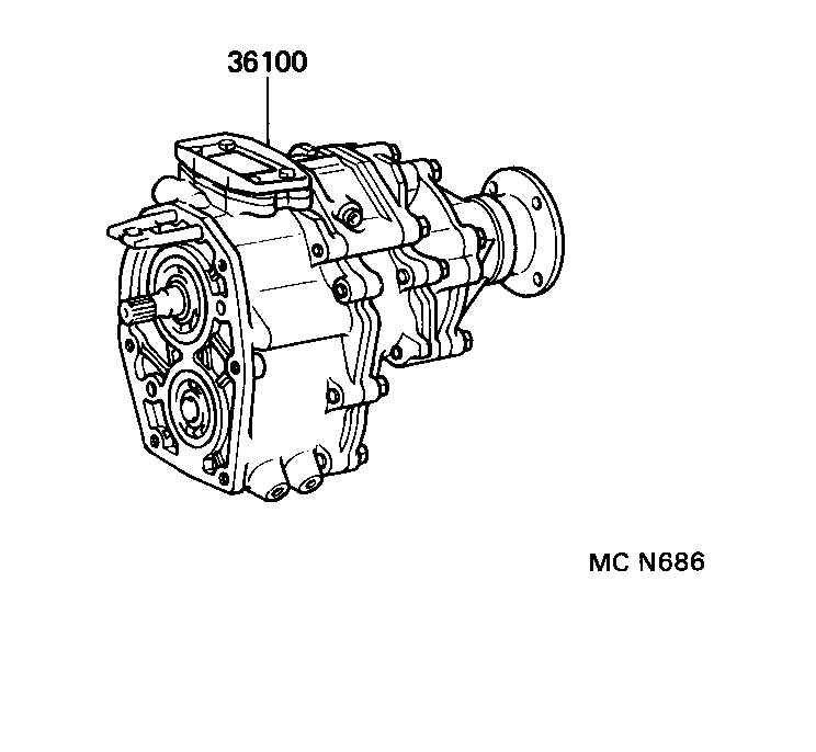 36100-34060 TRANSFER ASSY product image