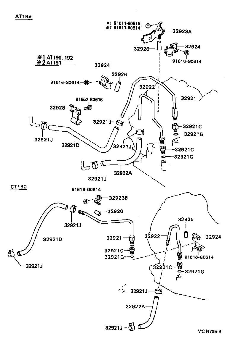 32941-20111 HOSE(FOR OIL COOLER INLET) product image