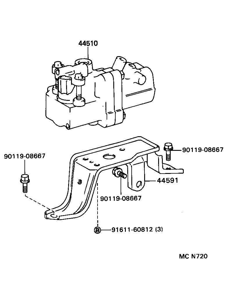 47383-34010 BRACKET, CONNECTOR product image