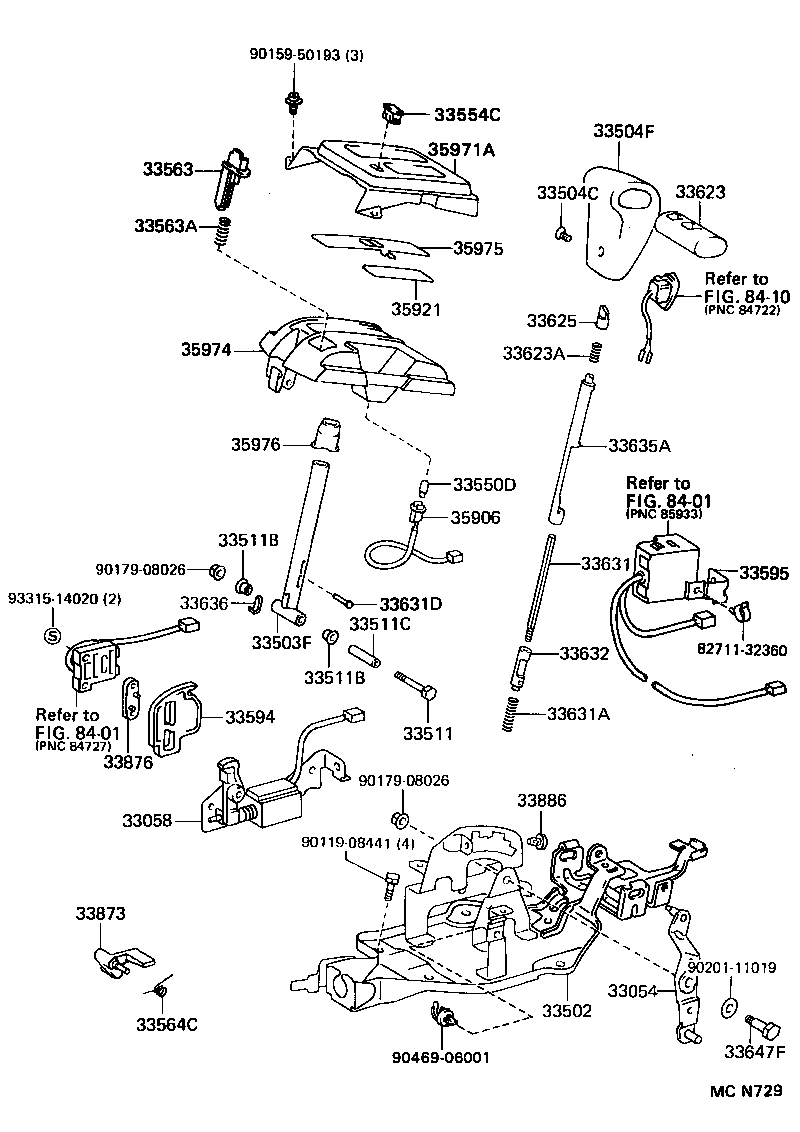 33504-10050-22 KNOB SUB-ASSY, SHIFT LEVER product image