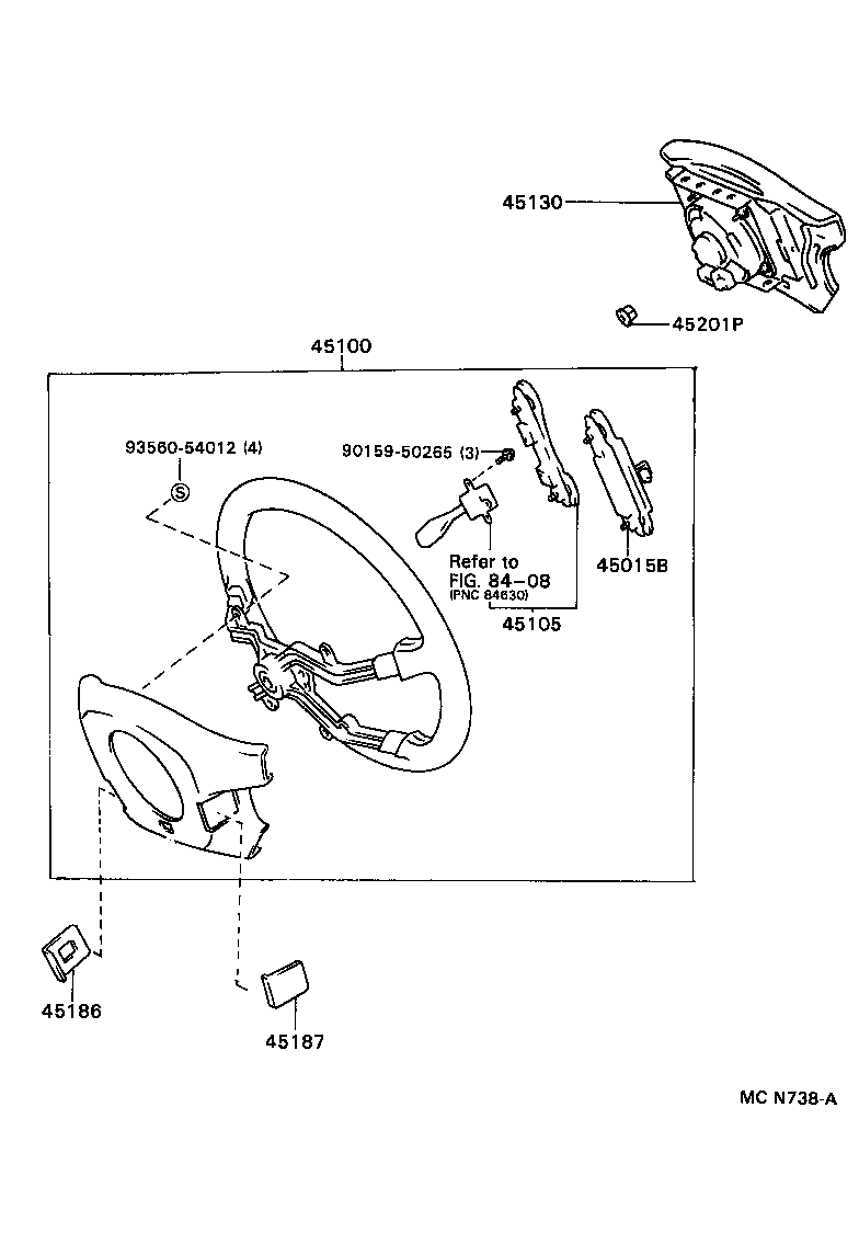 45142-12090 PIECE, HORN CONTACT product image