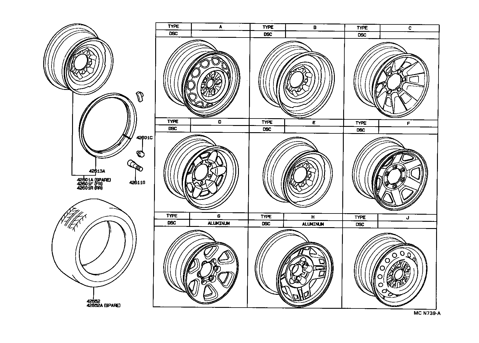 42652-35530 TIRE product image