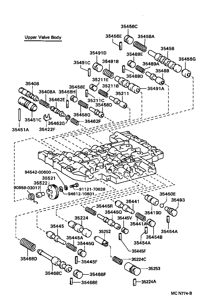 Toyota 35405-60040 PISTON, C-2 ACCUMULATOR