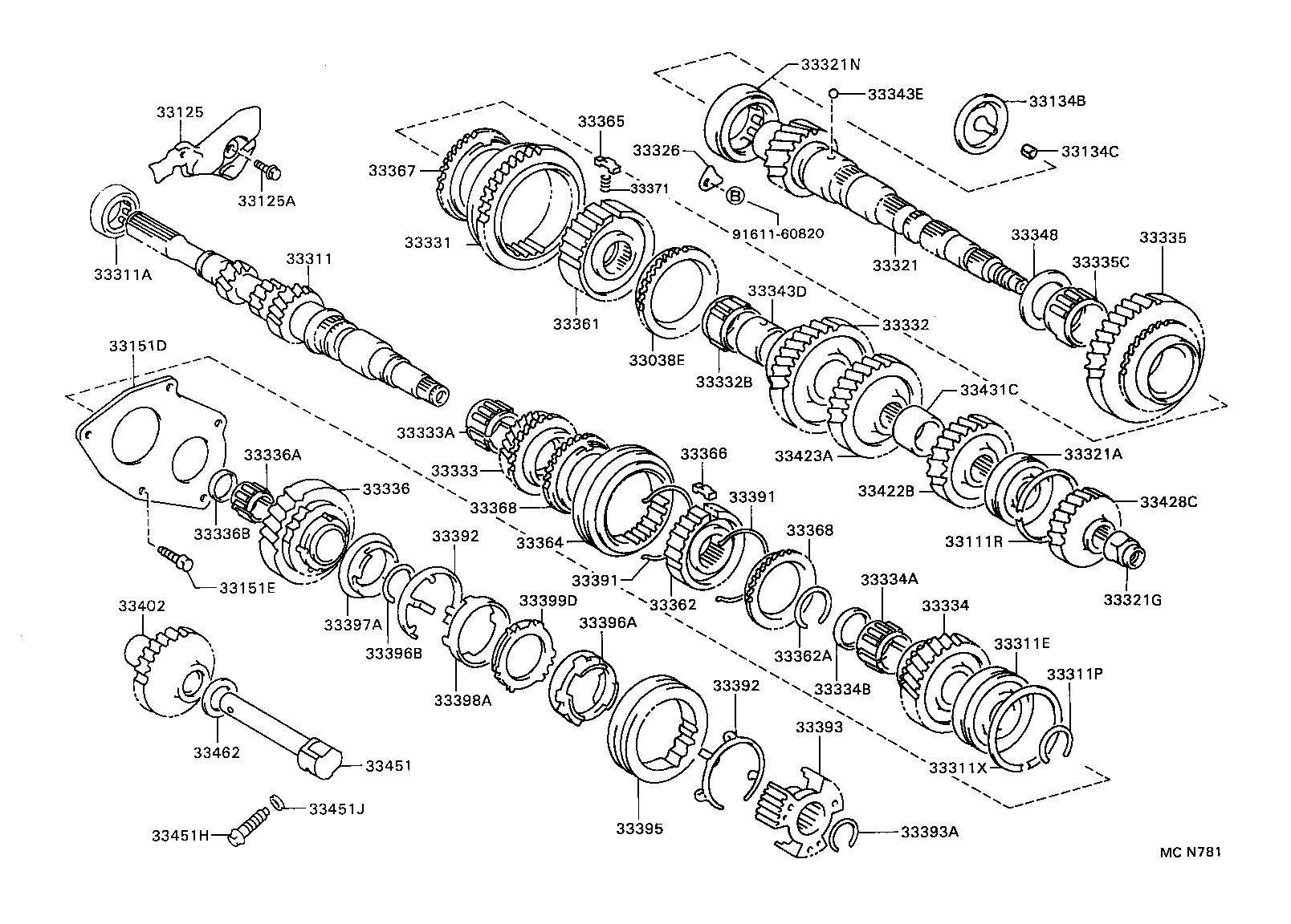 33311-33041 SHAFT, INPUT product image
