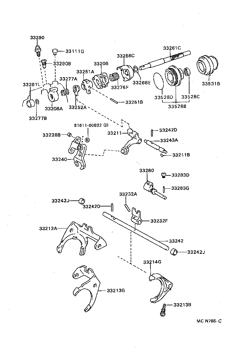 90341-16015 BALL ASSY, LOCK, NO.2 product image
