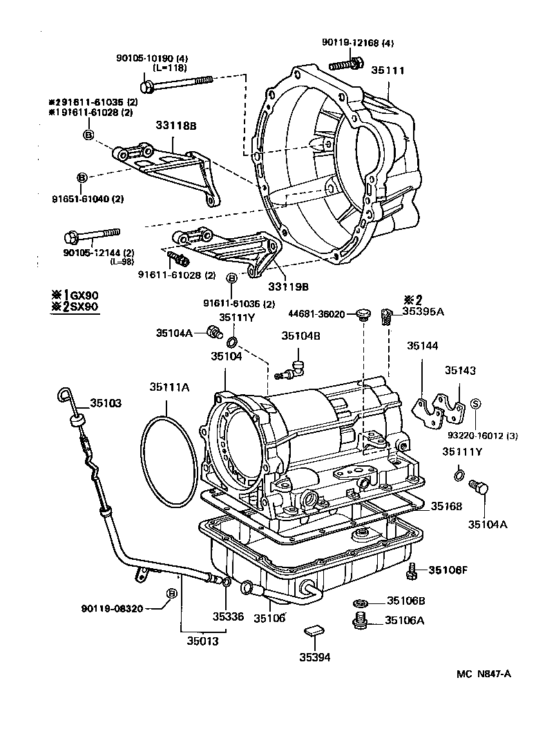 35103-22311 GAGE SUB-ASSY, TRANSMISSION OIL LEVEL product image