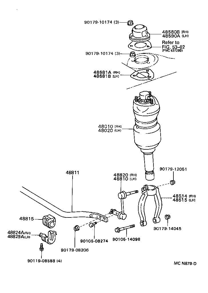 48131-3A190 SPRING, FRONT COIL, LH product image
