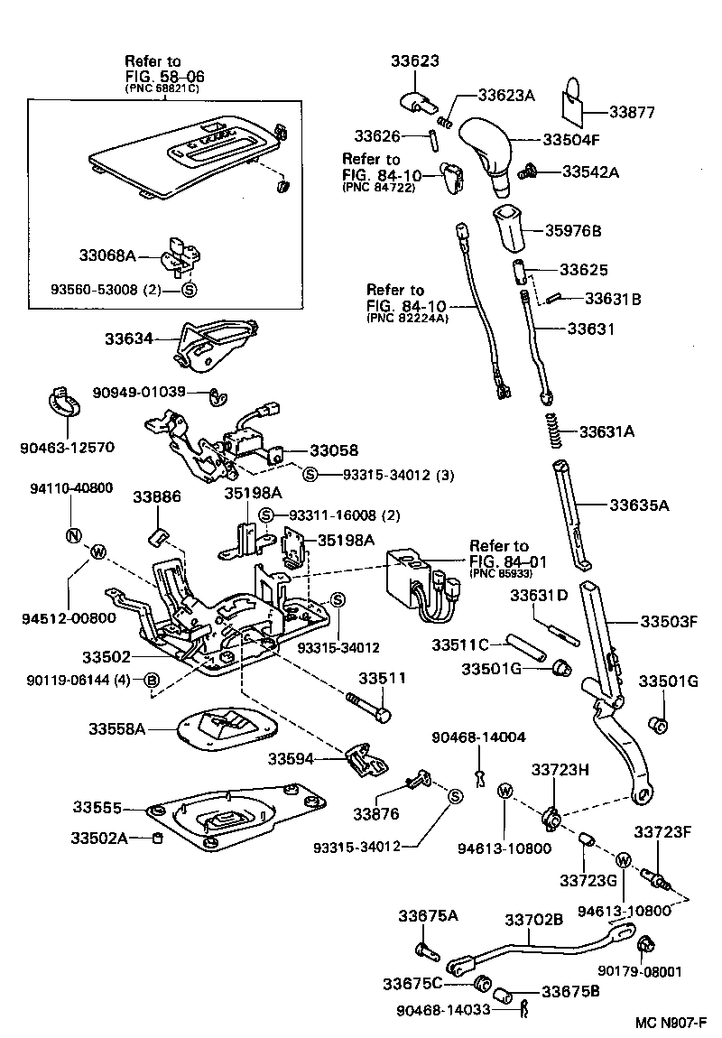 33702-30290 ROD SUB-ASSY, GEAR SHIFTING, NO.1 (FOR FLOOR SHIFT) product image