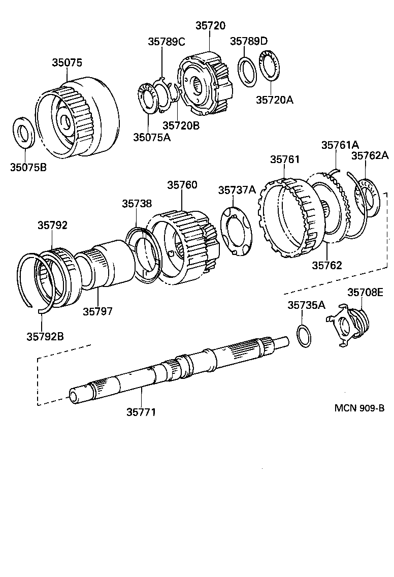 34780-30010 YOKE ASSY, FLANGE (FOR AUTOMATIC TRANSMISSION) product image