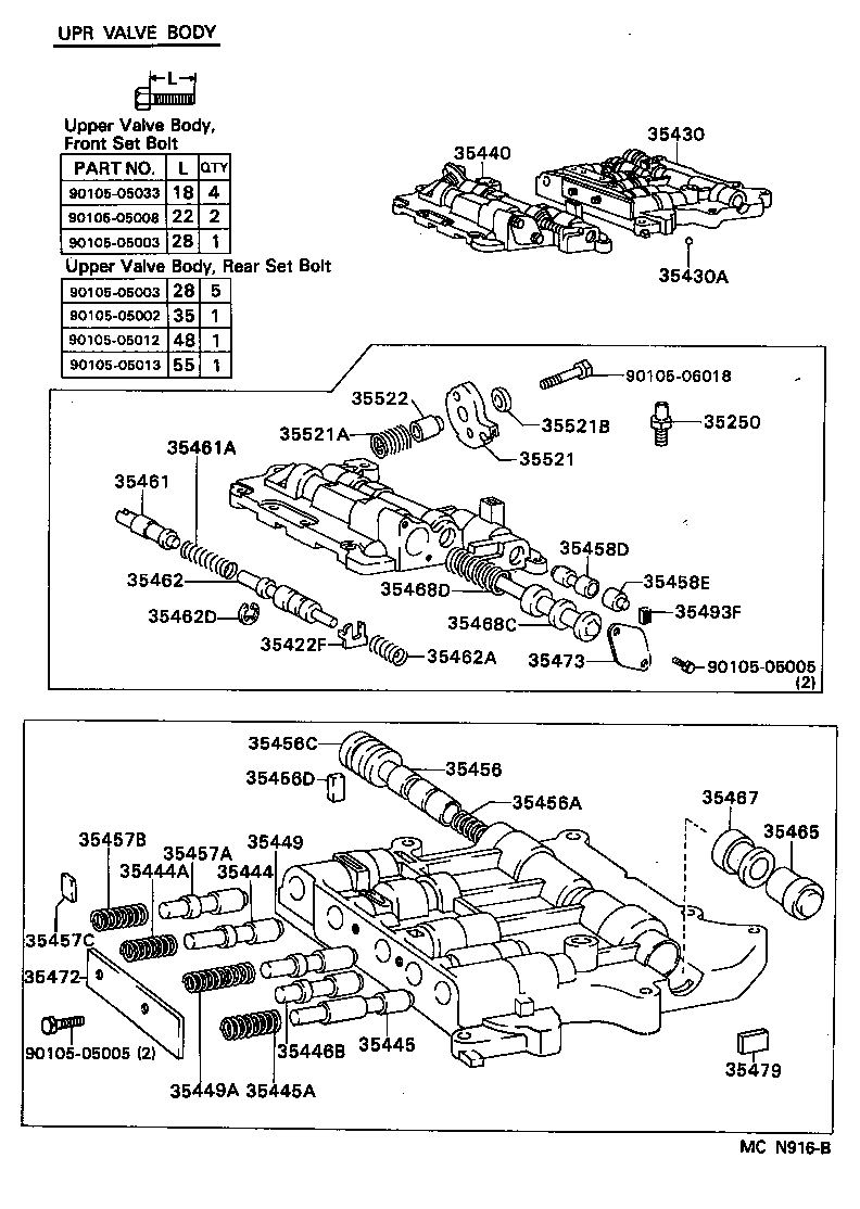 35432-22110 PLATE, VALVE BODY, NO.1 product image