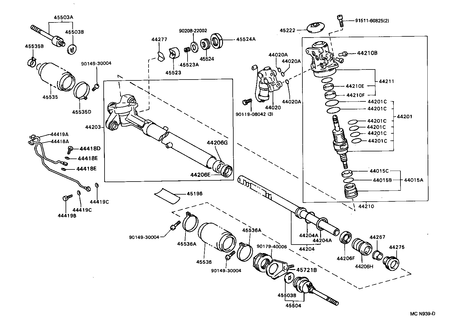 44210-30031 VALVE ASSY, POWER STEERING CONTROL product image
