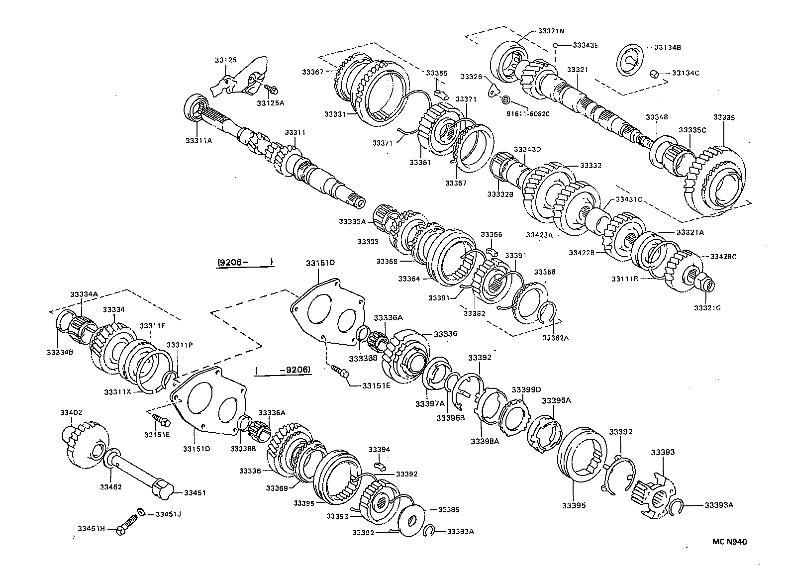 33332-12072 GEAR, 2ND product image