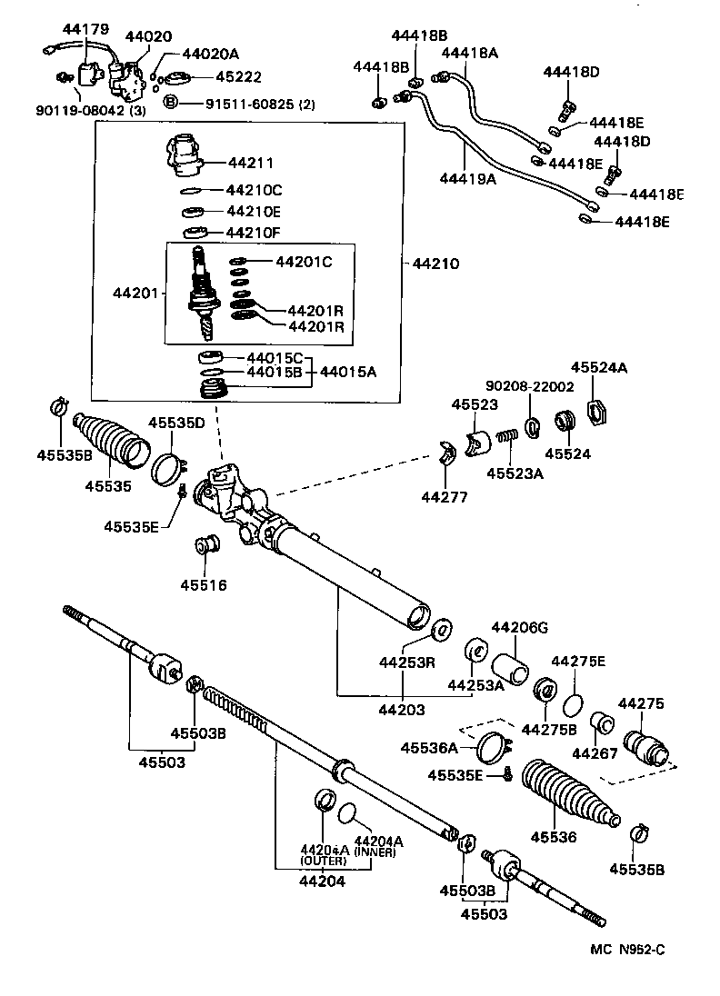 44022-30010 HOUSING, CONTROL VALVE product image
