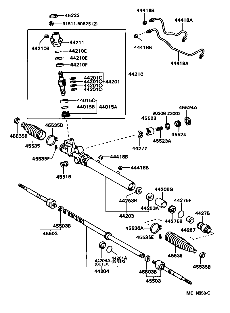 44022-30010 HOUSING, CONTROL VALVE product image