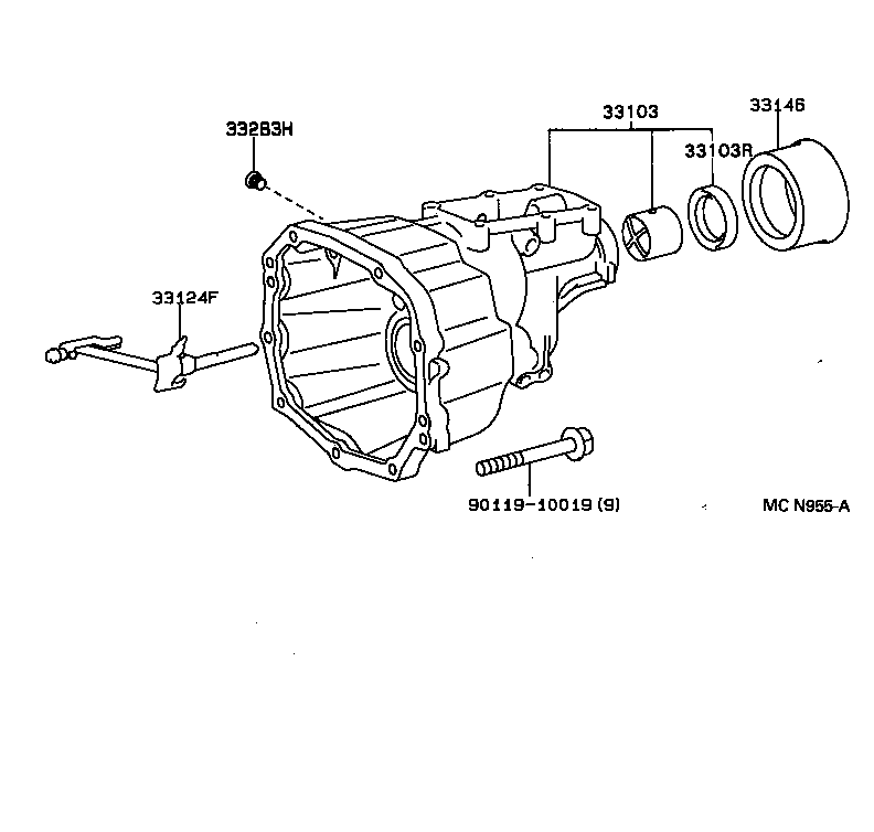 33103-35170 HOUSING SUB-ASSY, EXTENSION(MTM) product image
