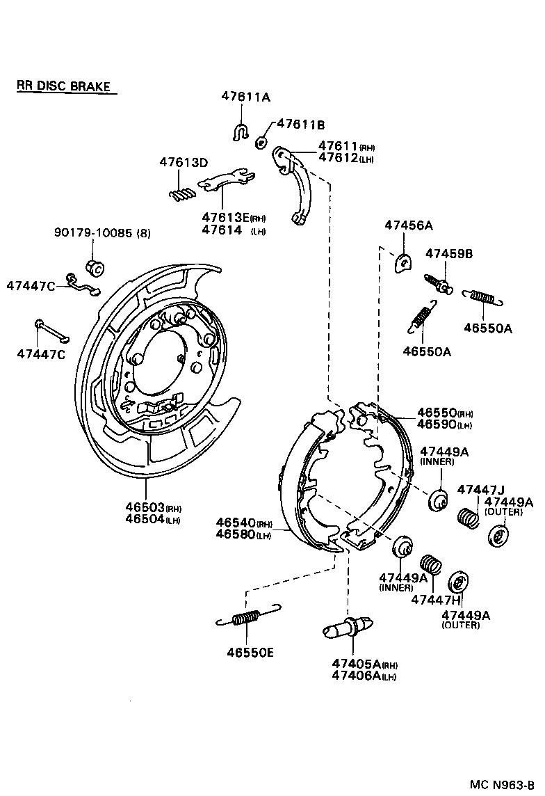 46451-22050 BRACKET, CABLE SUPPORT product image