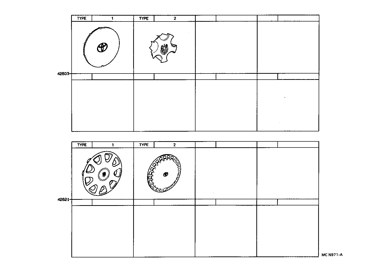 42602-22210 CAP, WHEEL product image