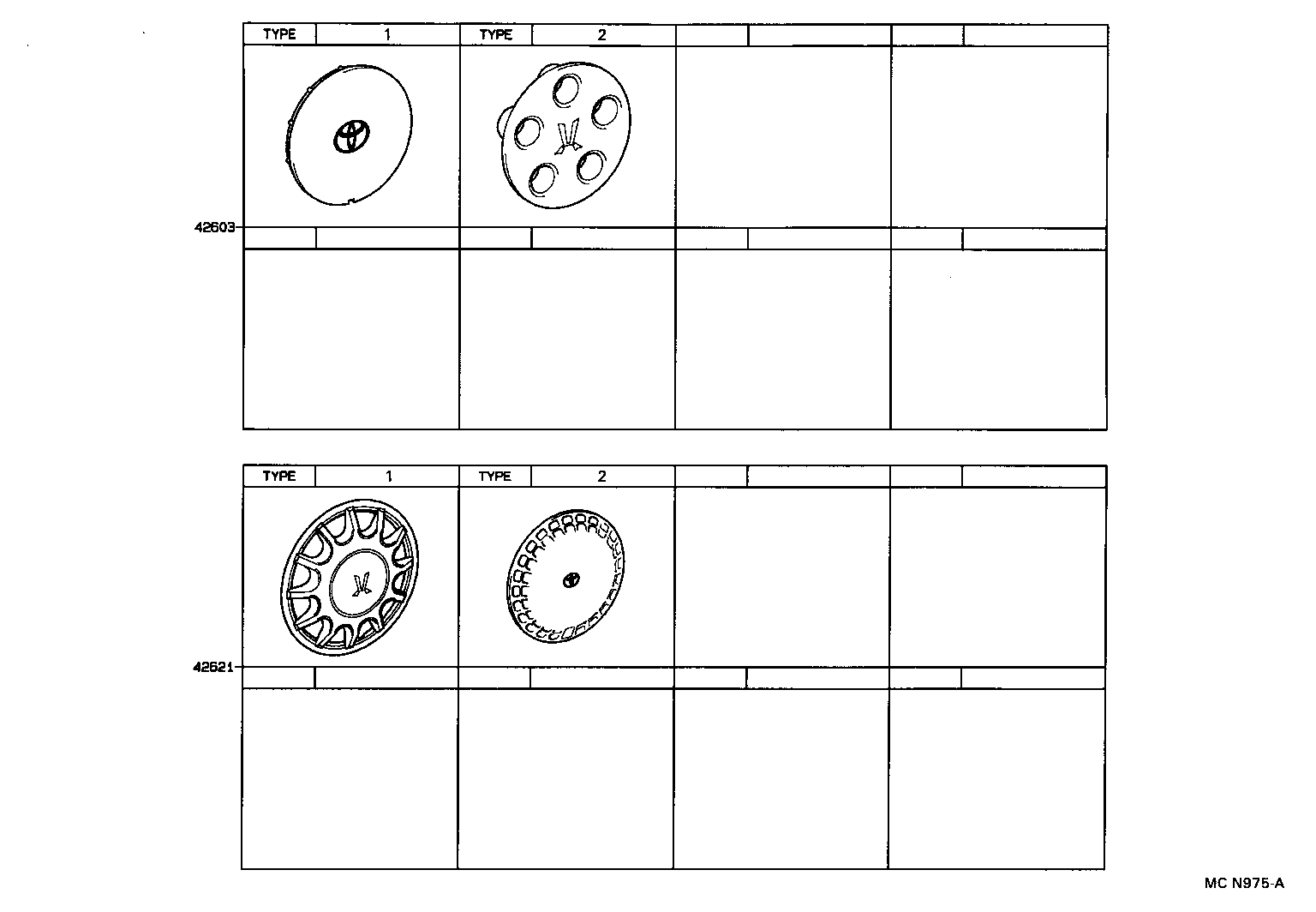 42602-22260 CAP, WHEEL product image