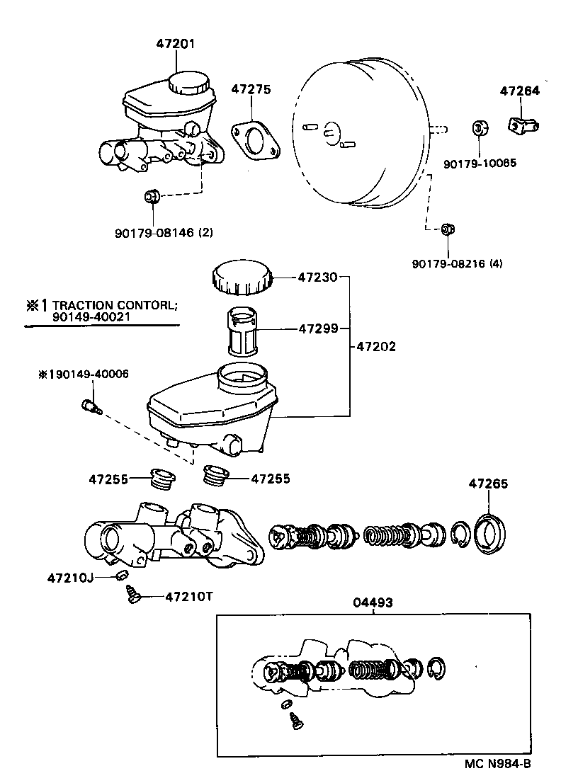 47220-22010 RESERVOIR SUB-ASSY, BRAKE MASTER CYLINDER product image