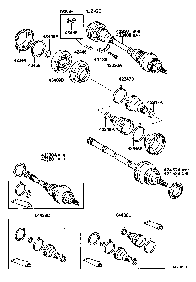 42431-22170 DISC, REAR product image