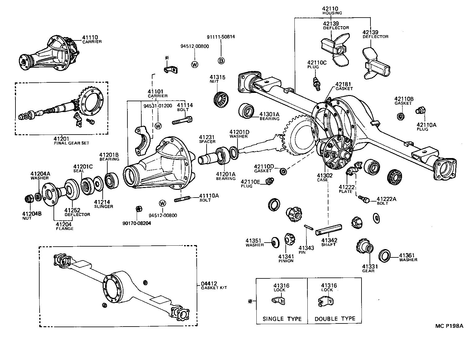42110-27200 HOUSING ASSY, REAR AXLE product image