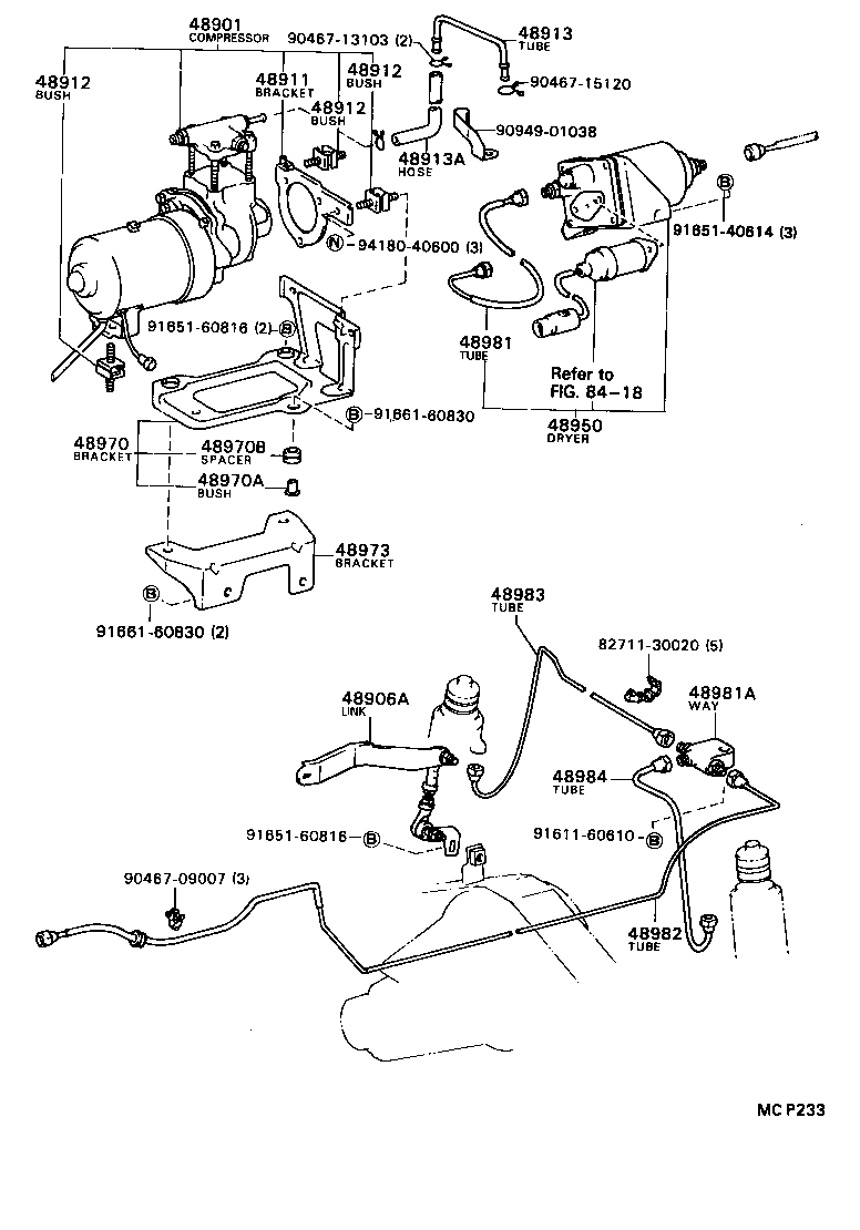48906-40032 LINK SUB-ASSY, HEIGHT CONTROL SENSOR, REAR product image