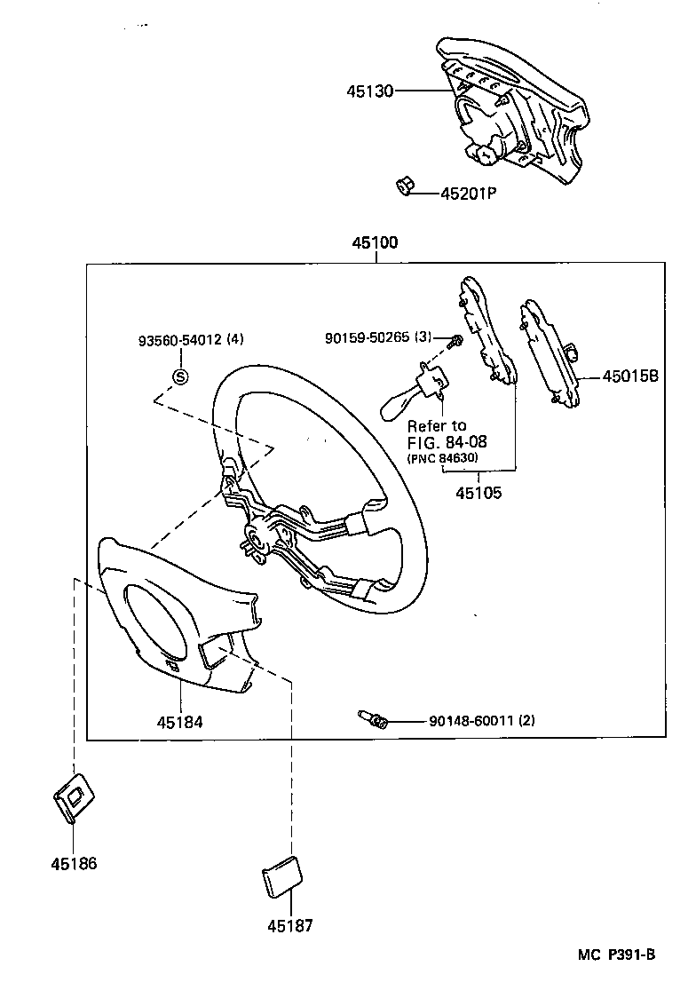 45105-30210 PLATE SUB-ASSY, HORN BUTTON CONTACT, NO.1 product image