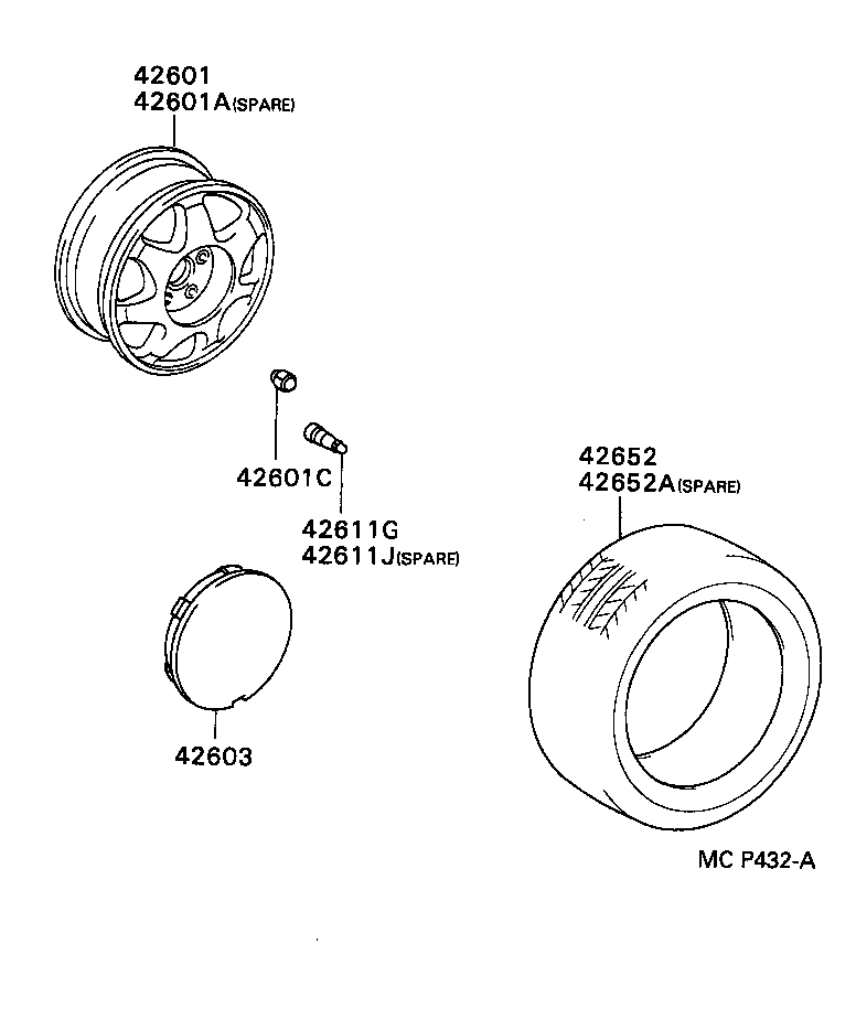42652-30500 TIRE product image