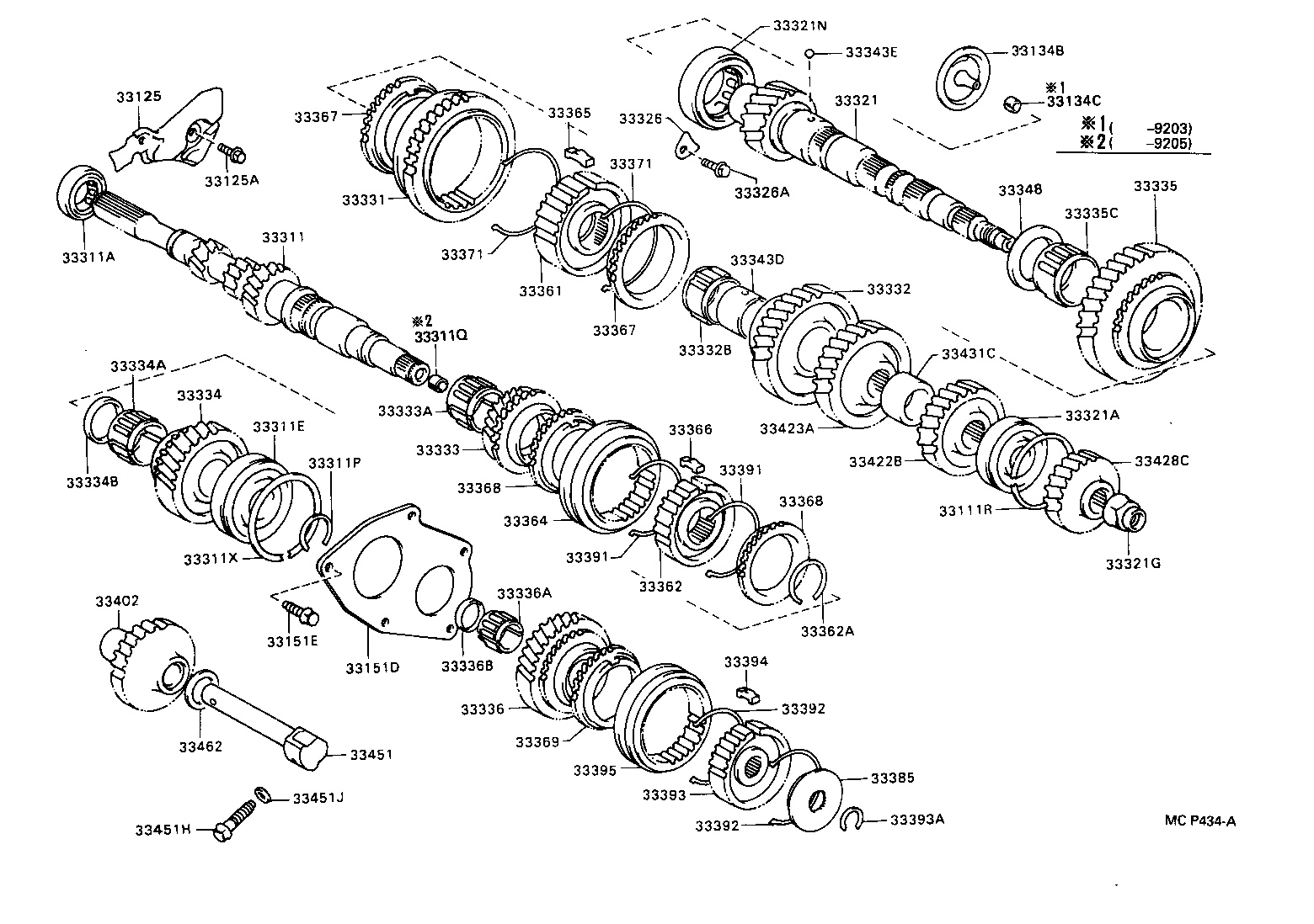 33034-12090 GEAR, 3RD product image