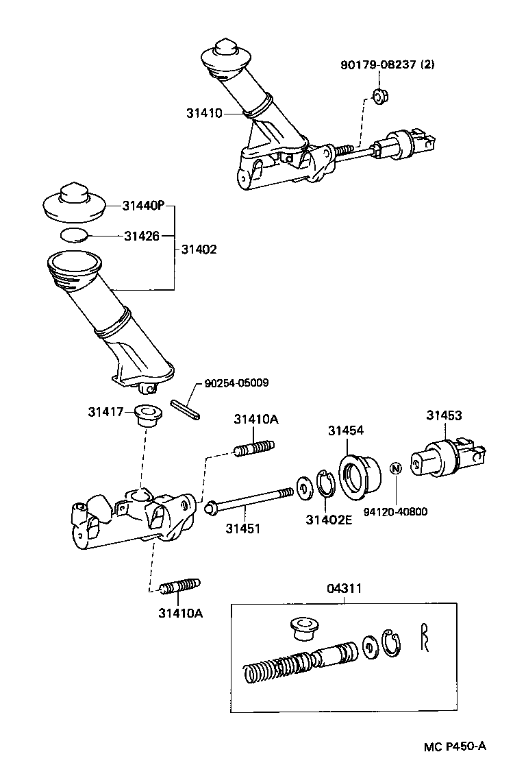 31402-24020 RESERVOIR SUB-ASSY, CLUTCH MASTER CYLINDER product image