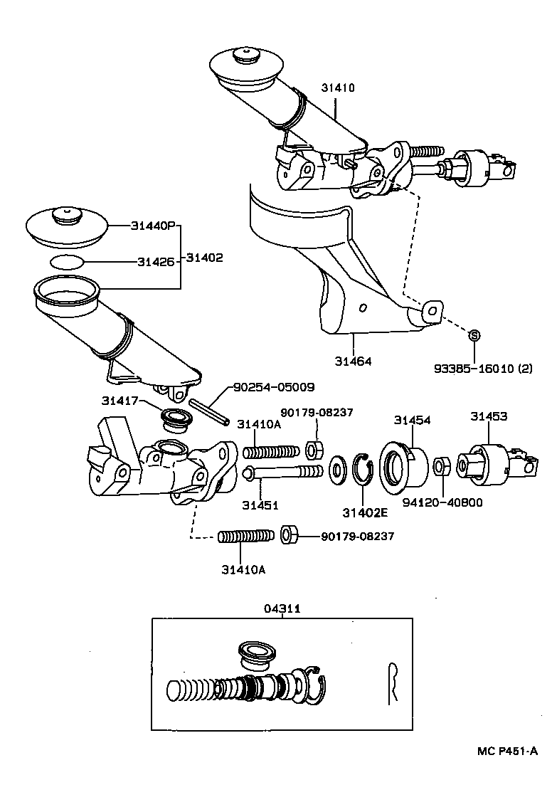 31402-24020 RESERVOIR SUB-ASSY, CLUTCH MASTER CYLINDER product image