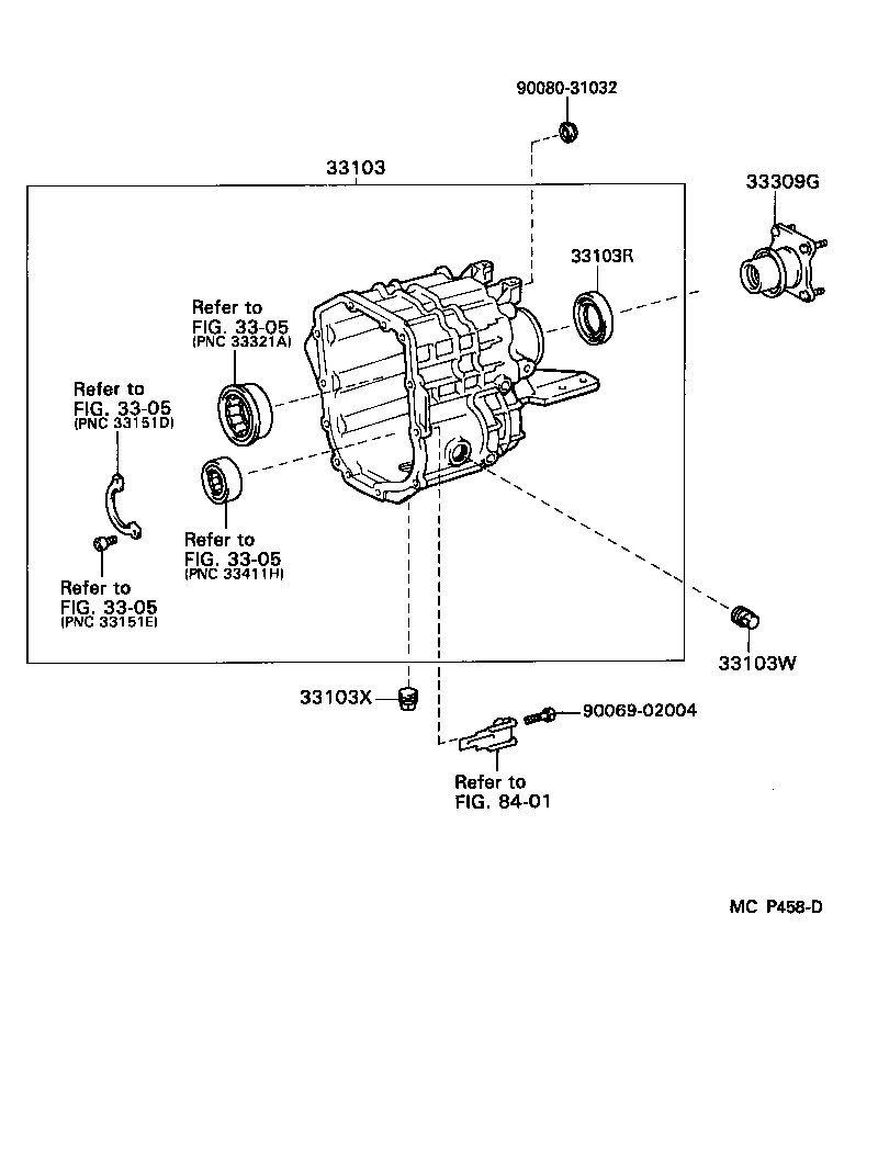33103-0W040 HOUSING SUB-ASSY, EXTENSION(MTM) product image