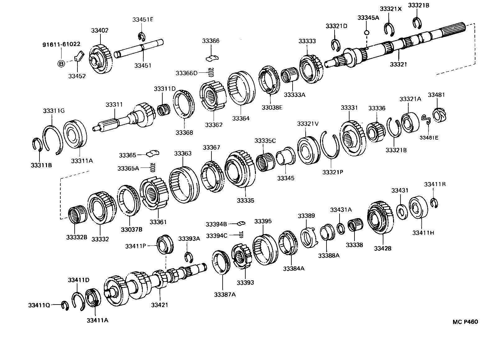 33481-0W010 GEAR, SPEEDOMETER DRIVE (MTM) product image