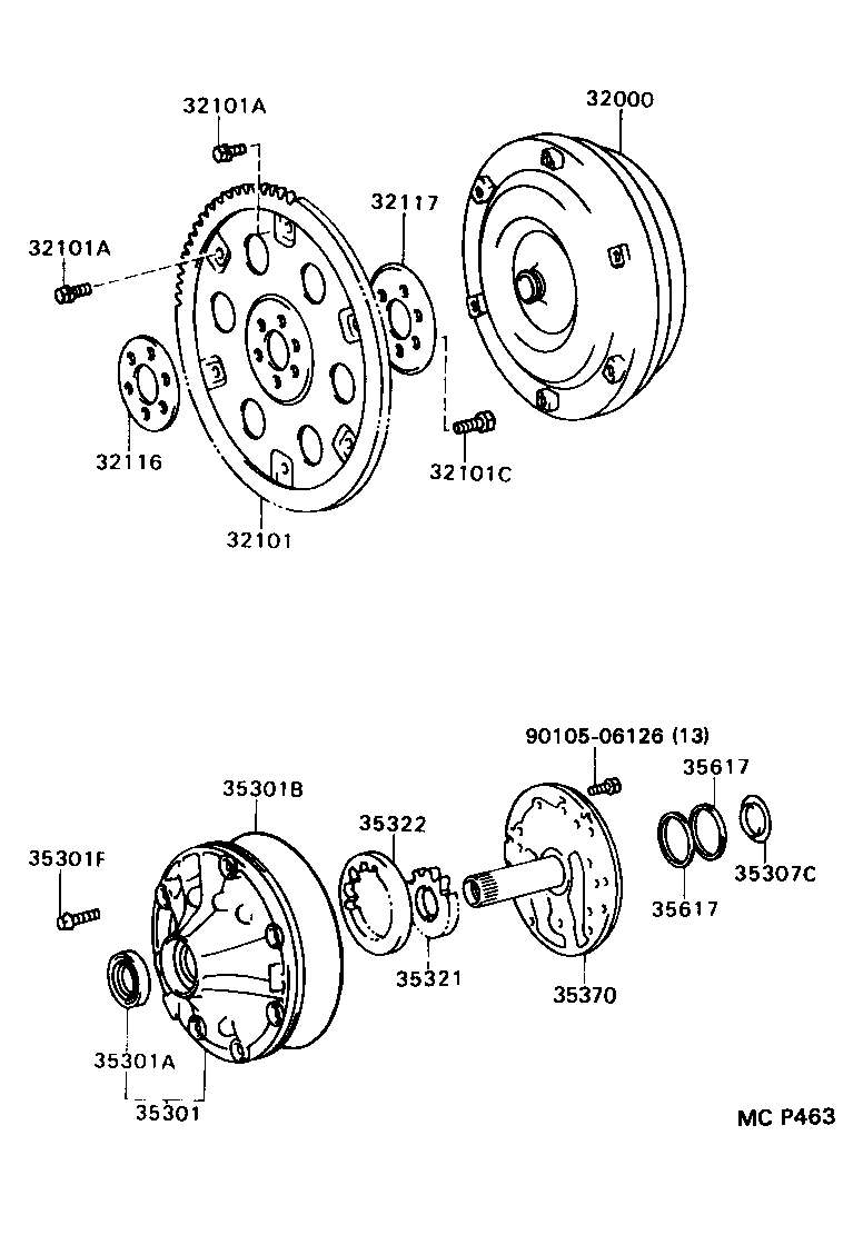 35301-35010 BODY SUB-ASSY, FRONT OIL PUMP product image