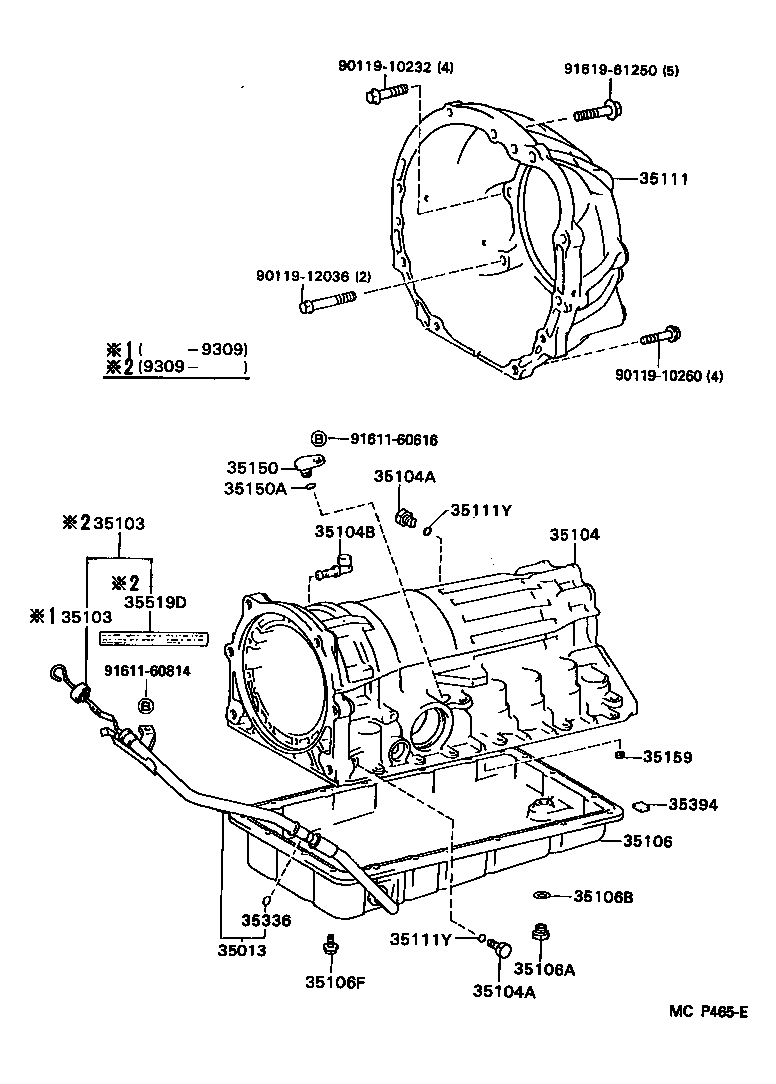 Toyota 35103-24040 GAGE SUB-ASSY, TRANSMISSION OIL LEVEL
