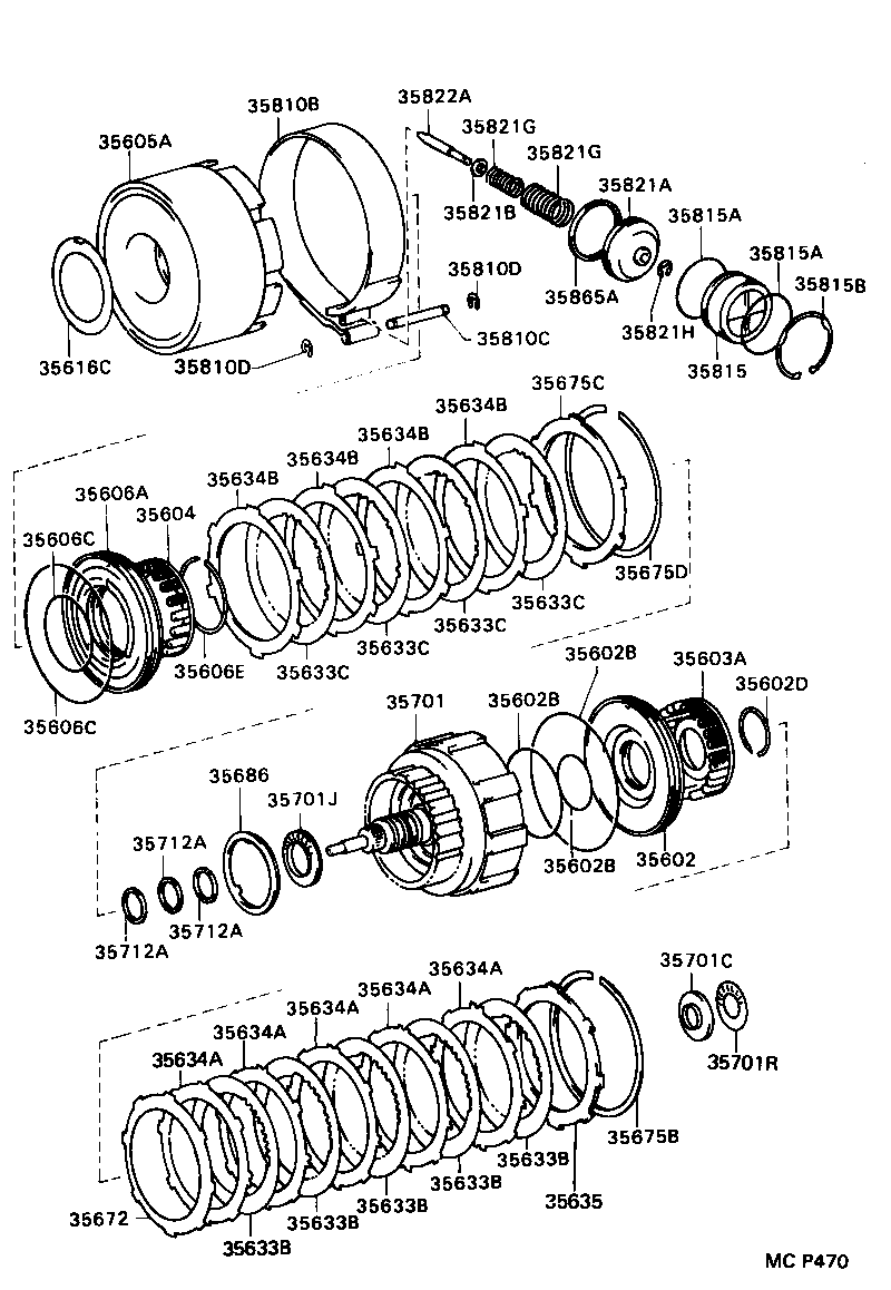 35677-30150 DISC, CLUTCH (FOR FORWARD MULTIPLE DISC CLUTCH) product image