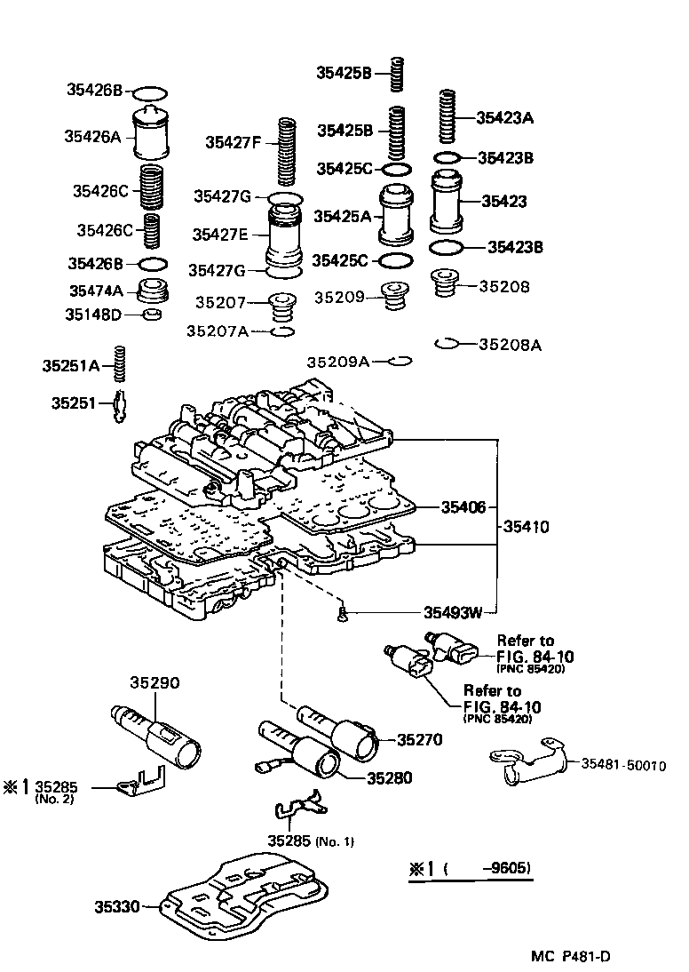 90501-20113 SPRING, COMPRESSION (FOR C-0 ACCUMULATOR PISTON) product image