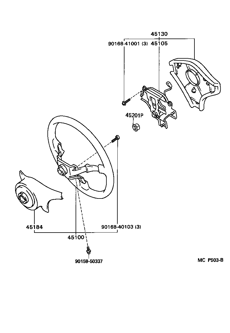 45105-14140 PLATE SUB-ASSY, HORN BUTTON CONTACT, NO.1 product image