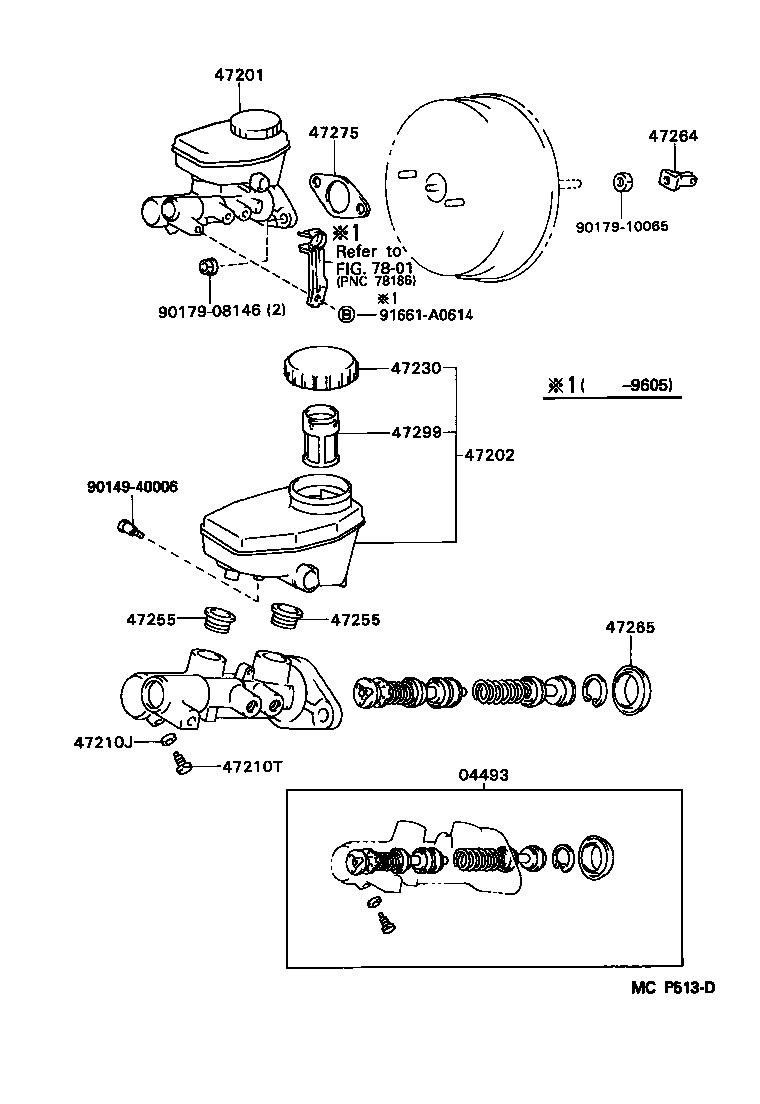 47202-30170 RESERVOIR SUB-ASSY, BRAKE MASTER CYLINDER product image