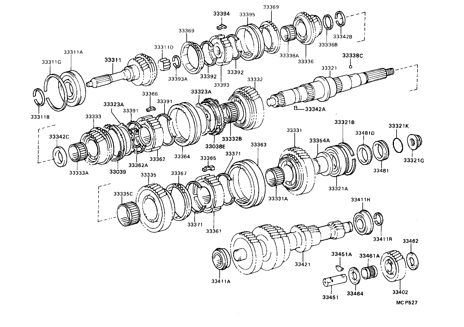 33031-36030 GEAR, REVERSE product image
